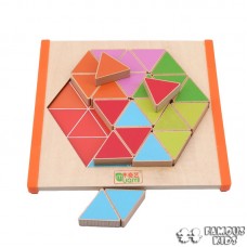 Puzzle Montessori asociere culori Mozaic